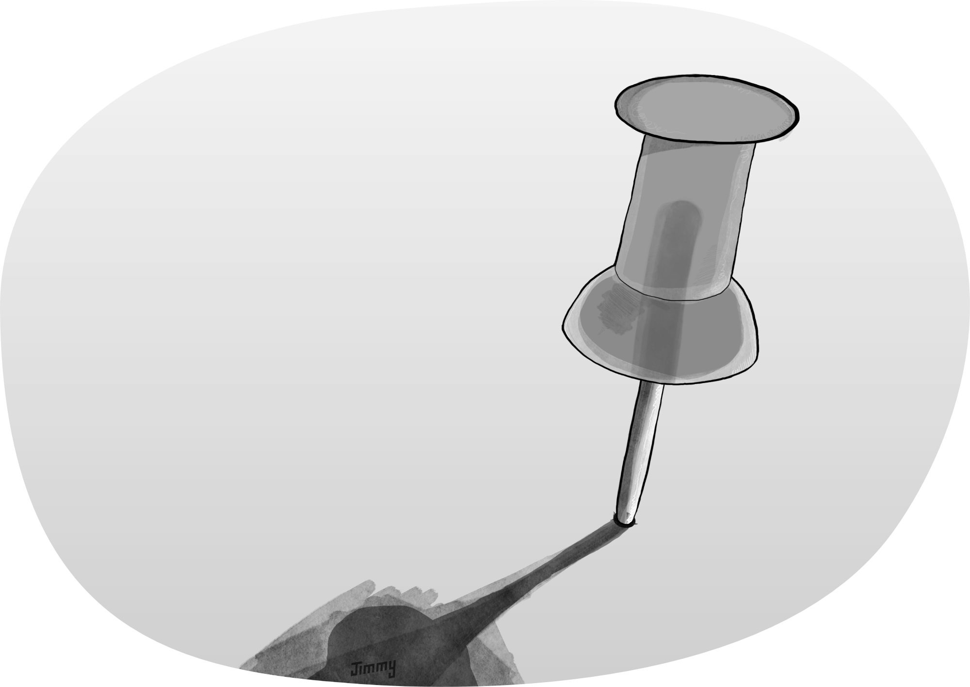 Illustration of a push pin.